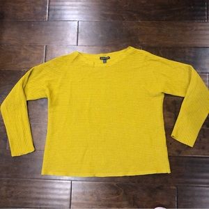 EILEEN FISHER mustard color sweater in M